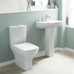 Cloakroom Suites Shop 11 Nuie Ava 4-Piece Short Projection Bathroom Suite