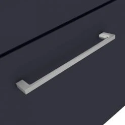 Arezzo Blue Wall Hung Sink Vanity Unit + Toilet Package with Chrome Handle -Cloakroom Suites Shop AZBCHWHP1 D3 460