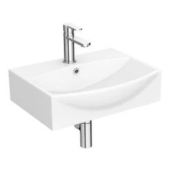 Arezzo Square Cloakroom Suite (Toilet + Basin) -Cloakroom Suites Shop AZSQCS d3 460