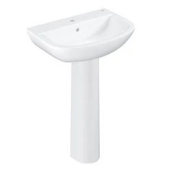 Grohe Bau 4-Piece Bathroom Suite (Basin + Rimless Close Coupled Toilet) 9 Grohe Bau 4-Piece Bathroom Suite (Basin + Rimless Close Coupled Toilet) -Cloakroom Suites Shop BAU4PC d4 460