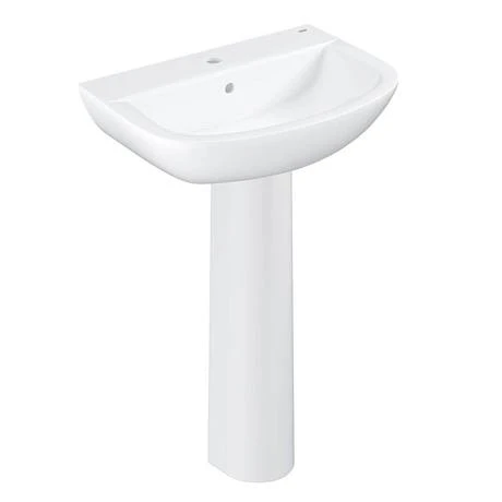 Grohe Bau 4-Piece Bathroom Suite (Basin + Rimless Close Coupled Toilet) 4 Grohe Bau 4-Piece Bathroom Suite (Basin + Rimless Close Coupled Toilet) - Image 2