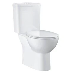 Grohe Bau 4-Piece Bathroom Suite (Basin + Rimless Close Coupled Toilet) 10 Grohe Bau 4-Piece Bathroom Suite (Basin + Rimless Close Coupled Toilet) -Cloakroom Suites Shop BAU4PC d5 460