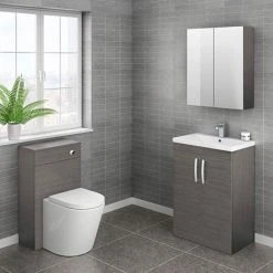 Brooklyn Cloakroom Suite (Grey Avola)