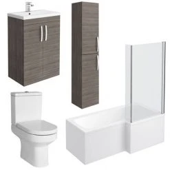 Brooklyn Grey Avola Tallboy Suite -Cloakroom Suites Shop BGAVT d3 460