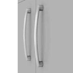 Brooklyn Grey Mist Bathroom Suite + B-Shaped Bath -Cloakroom Suites Shop BGMBS d4 460