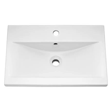 Brooklyn Gloss White Cloakroom Suite (Wall Hung Vanity + Toilet) 6 Brooklyn Gloss White Cloakroom Suite (Wall Hung Vanity + Toilet) - Image 4