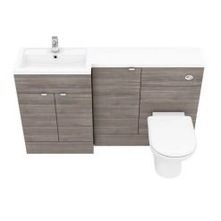 Brooklyn Grey Avola 1500mm Combination Furniture Pack -Cloakroom Suites Shop BKGRY1500 D2 460