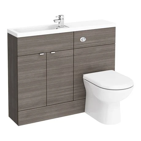 Brooklyn 1100mm Grey Avola Slimline Combination Furniture Pack 4 Brooklyn 1100mm Grey Avola Slimline Combination Furniture Pack - Image 2