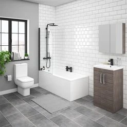 Brooklyn Grey Avola Bathroom Suite