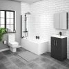 Brooklyn Gloss Grey Bathroom Suite
