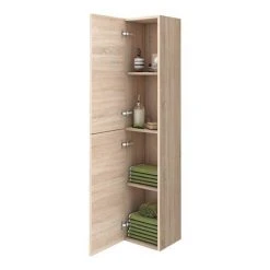 Brooklyn Natural Oak Floor Standing Vanity Furniture Package 12 Brooklyn Natural Oak Floor Standing Vanity Furniture Package -Cloakroom Suites Shop Brooklyn Natural Oak Floor Standing Vanity Furniture Package d4 460