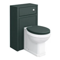 Chatsworth Traditional Green Sink Vanity Unit + Toilet Package -Cloakroom Suites Shop C560WCGRN d3 460