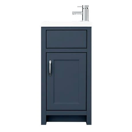 Chatsworth Traditional Cloakroom Vanity Unit Suite - Blue 8 Chatsworth Traditional Cloakroom Vanity Unit Suite - Blue - Image 6