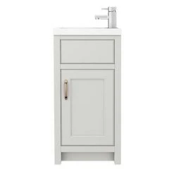 Chatsworth Traditional Cloakroom Vanity Unit Suite - Grey -Cloakroom Suites Shop C900GRY n d3 460