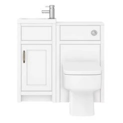 Chatsworth Traditional Cloakroom Vanity Unit Suite - White 11 Chatsworth Traditional Cloakroom Vanity Unit Suite - White -Cloakroom Suites Shop C900WHT n d1 460