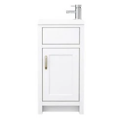 Chatsworth Traditional Cloakroom Vanity Unit Suite - White 13 Chatsworth Traditional Cloakroom Vanity Unit Suite - White -Cloakroom Suites Shop C900WHT n d3 460