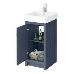 Chatsworth Traditional Blue Cloakroom Suite (Vanity Unit + Close Coupled Toilet) 10 Chatsworth Traditional Blue Cloakroom Suite (Vanity Unit + Close Coupled Toilet) -Cloakroom Suites Shop CBLCS425 d2 460