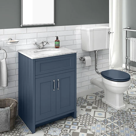 Chatsworth Blue White Marble 4-Piece Low Level Bathroom Suite 3 Chatsworth Blue White Marble 4-Piece Low Level Bathroom Suite