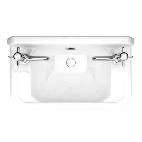 Carlton Traditional Cloakroom Suite - Close Couple Toilet & Wall Hung Basin 8 Carlton Traditional Cloakroom Suite - Close Couple Toilet & Wall Hung Basin - Image 6