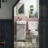Chatsworth Traditional Grey Cloakroom Suite (Vanity Unit + Close Coupled Toilet) 1 Chatsworth Traditional Grey Cloakroom Suite (Vanity Unit + Close Coupled Toilet) -Cloakroom Suites Shop CGYCS425 p