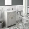 Chatsworth Grey White Marble 4-Piece Low Level Bathroom Suite 1 Chatsworth Grey White Marble 4-Piece Low Level Bathroom Suite -Cloakroom Suites Shop CGYWMLL4PC prod
