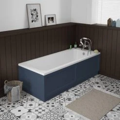 Chatsworth Blue Bathroom Suite incl. 1700 x 700 Bath with Panels -Cloakroom Suites Shop CHTBSBLU d1 460