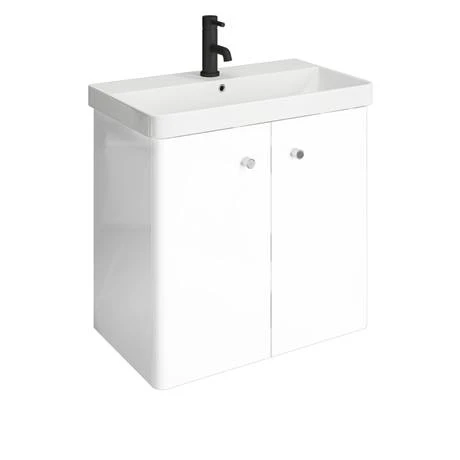 Cruze 600 Curved Wall Hung Vanity Unit + Close Coupled Toilet 5 Cruze 600 Curved Wall Hung Vanity Unit + Close Coupled Toilet - Image 3