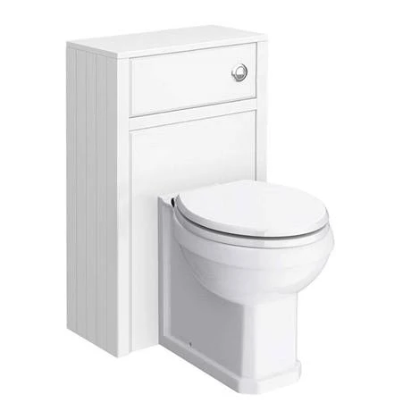 Chatsworth Traditional White Semi-Recessed Vanity Unit + Toilet Package 5 Chatsworth Traditional White Semi-Recessed Vanity Unit + Toilet Package - Image 3