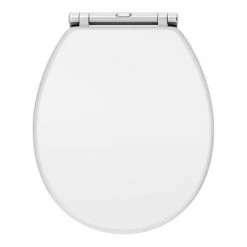 Chatsworth Traditional White Semi-Recessed Vanity Unit w. Matt Black Handles + Toilet Package -Cloakroom Suites Shop CSR6WCWHTMB n d4 460