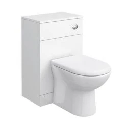 Cove 1050mm Vanity Unit Cloakroom Suite (Gloss White - Depth 300mm) -Cloakroom Suites Shop CV1050CS d2 460