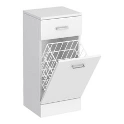 Cove 1720mm 4 Piece Vanity Unit Suite (High Gloss White - Depth 300mm) -Cloakroom Suites Shop CV1720BS n d3 460
