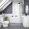 Cove Small Shower Bath Suite -Cloakroom Suites Shop CVSBS n p