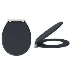 Chatsworth Wall Hung Graphite Vanity with Matt Black Handle & Low Level Toilet 11 Chatsworth Wall Hung Graphite Vanity with Matt Black Handle & Low Level Toilet -Cloakroom Suites Shop CWH560BLKMBLL d4 460