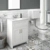 Chatsworth White Marble 4-Piece Low Level Bathroom Suite -Cloakroom Suites Shop CWHWMLL4PC p