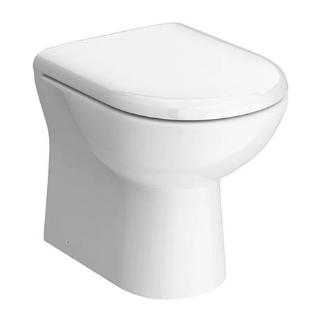 Nuie Cubix Gloss White Vanity Unit with Concealed Cistern, D-Shaped BTW Pan & Soft Close Seat 5 Nuie Cubix Gloss White Vanity Unit with Concealed Cistern, D-Shaped BTW Pan & Soft Close Seat - Image 3