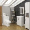 Chatsworth 3-Piece Traditional White Bathroom Suite -Cloakroom Suites Shop Chatsworth 3Pc Traditional White Bathroom Suite p