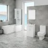 Cove Modern Shower Bath Suite 1 Cove Modern Shower Bath Suite -Cloakroom Suites Shop Cove Modern Shower Bath Suite p