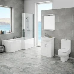 Cove Modern Shower Bath Suite