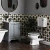 Bayswater Fitzroy Traditional Plummett Grey Marble Top Vanity Unit + Toilet Package 1 Bayswater Fitzroy Traditional Plummett Grey Marble Top Vanity Unit + Toilet Package -Cloakroom Suites Shop FIT GRY 600 P