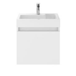 Milan Juno Gloss White Cloakroom Suite 9 Milan Juno Gloss White Cloakroom Suite -Cloakroom Suites Shop J GW CS d1 460