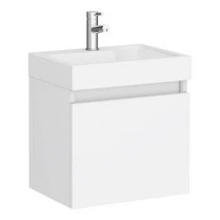 Milan Juno Gloss White Cloakroom Suite 12 Milan Juno Gloss White Cloakroom Suite -Cloakroom Suites Shop J GW CS d4 460