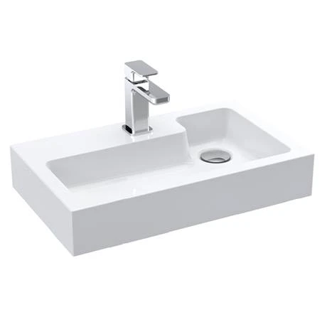 Milan Juno Gloss White Cloakroom Suite 8 Milan Juno Gloss White Cloakroom Suite - Image 6
