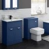 Keswick Blue 620mm Sink Vanity Unit + Toilet Package 2 Keswick Blue 620mm Sink Vanity Unit + Toilet Package -Cloakroom Suites Shop KES BLU PK1 PROD1
