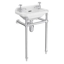 Keswick 4-Piece Traditional Cloakroom Suite - 2 Tap Hole -Cloakroom Suites Shop KES CS 4PC n d1 460