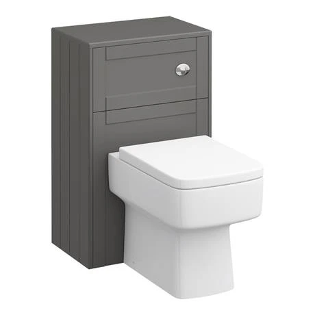 Keswick Grey 1015mm Sink Vanity Unit, Tall Boy + Toilet Package 6 Keswick Grey 1015mm Sink Vanity Unit, Tall Boy + Toilet Package - Image 4