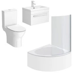 Laguna Small Shower Bath Suite