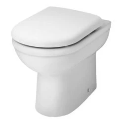 Milton 1TH Classic Bathroom Suite (BTW Pan, Concealed Cistern, Wall Hung Basin) -Cloakroom Suites Shop MC1THS d2 460