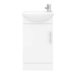 Melbourne Close Coupled Toilet incl. 420 Cabinet + Basin Set -Cloakroom Suites Shop MELNVS100 n d5 460