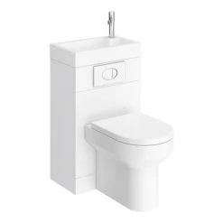 Metro Combined Two-In-One Wash Basin & Toilet (500mm wide x 300mm) -Cloakroom Suites Shop METCOMBWC d5 460