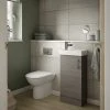 Milan Grey Avola Cloakroom Suite (Toilet, Concealed Cistern + Vanity Unit) 2 Milan Grey Avola Cloakroom Suite (Toilet, Concealed Cistern + Vanity Unit) -Cloakroom Suites Shop MIL GA S p